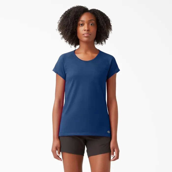 Dickies Hi Vis Women039s Cooling Short Sleeve Pocket TShirt Dynamic Navy Dynamic Navy dy2 8211 Women Dickies Hi Vis Women039s Cooling Short Sleeve Pocket TShirt Dynamic Navy Dynamic Navy dy2 8211 Women