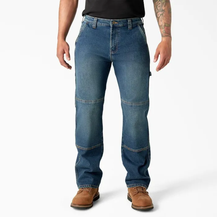 Dickies Jeans FLEX Relaxed Fit Double Knee Jeans Tined Denim Wash Tined Denim Wash twi 8211 Men Dickies Jeans FLEX Relaxed Fit Double Knee Jeans Tined Denim Wash Tined Denim Wash twi 8211 Men