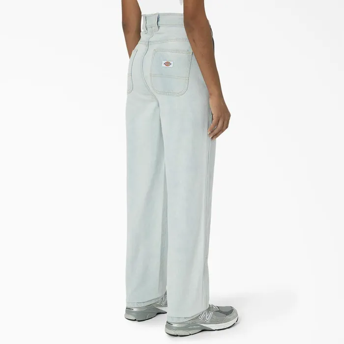 Dickies Jeans Womens Madison Loose Fit Double Knee Jeans Light Denim Light Denim ltd 8211 Women Dickies Jeans Womens Madison Loose Fit Double Knee Jeans Light Denim Light Denim ltd 8211 Women