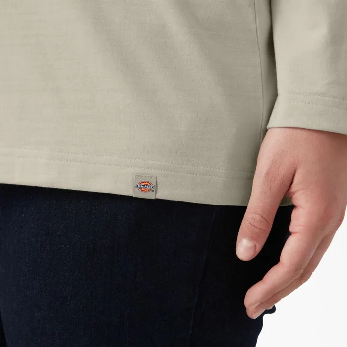 Dickies Long Sleeve TShirts Women039s Plus Heavyweight Henley Oatmeal Oatmeal ot9 8211 Women Dickies Long Sleeve TShirts Women039s Plus Heavyweight Henley Oatmeal Oatmeal ot9 8211 Women