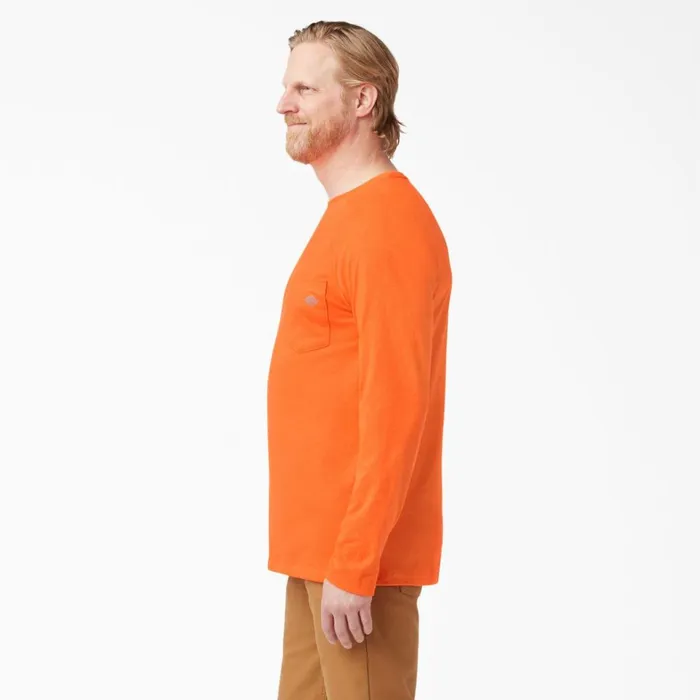 Dickies Long Sleeve Work Shirts Cooling Long Sleeve Pocket TShirt Bright Orange Bright Orange bod 8211 Men Dickies Long Sleeve Work Shirts Cooling Long Sleeve Pocket TShirt Bright Orange Bright Orange bod 8211 Men