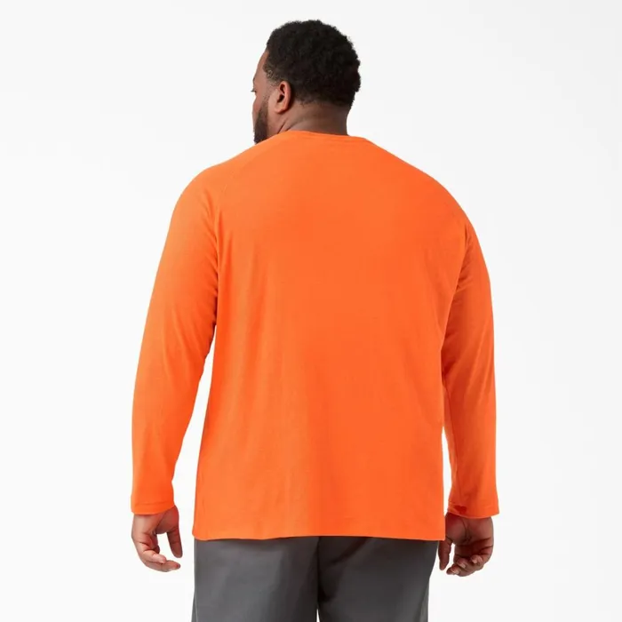 Dickies Long Sleeve Work Shirts Cooling Long Sleeve Pocket TShirt Bright Orange Bright Orange bod 8211 Men Dickies Long Sleeve Work Shirts Cooling Long Sleeve Pocket TShirt Bright Orange Bright Orange bod 8211 Men