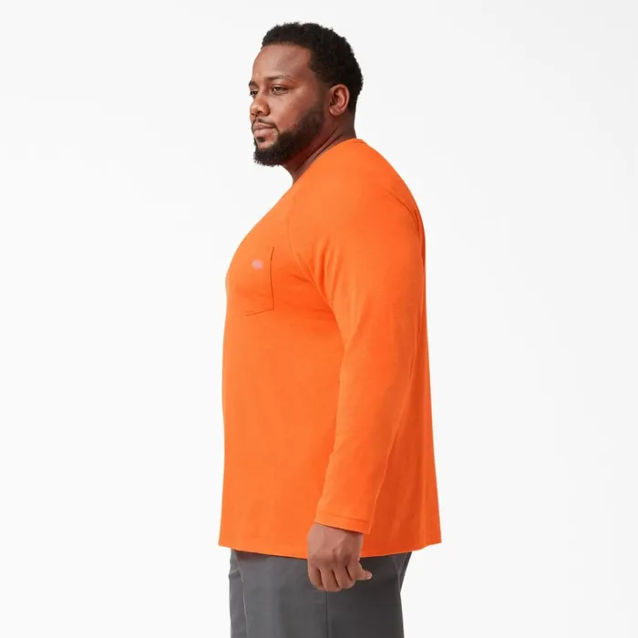Dickies Long Sleeve Work Shirts Cooling Long Sleeve Pocket TShirt Bright Orange Bright Orange bod 8211 Men Dickies Long Sleeve Work Shirts Cooling Long Sleeve Pocket TShirt Bright Orange Bright Orange bod 8211 Men