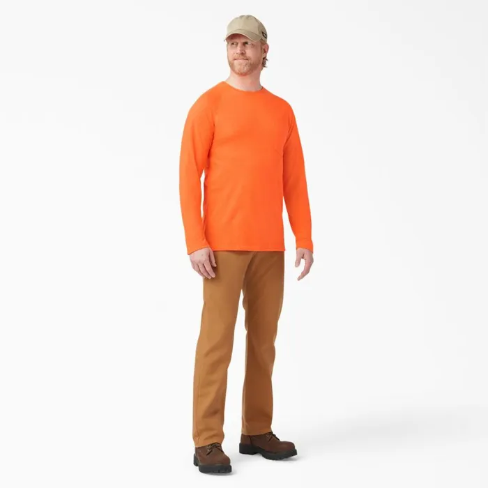 Dickies Long Sleeve Work Shirts Cooling Long Sleeve Pocket TShirt Bright Orange Bright Orange bod 8211 Men Dickies Long Sleeve Work Shirts Cooling Long Sleeve Pocket TShirt Bright Orange Bright Orange bod 8211 Men