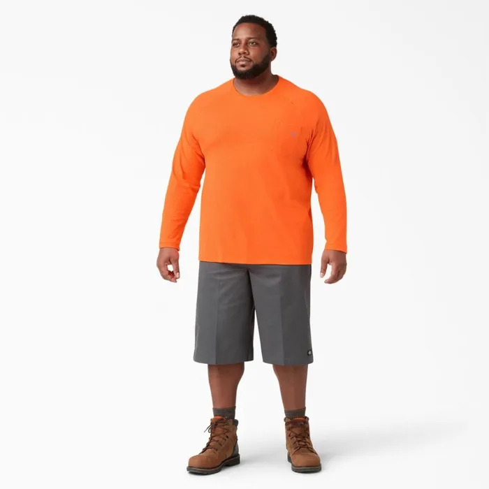 Dickies Long Sleeve Work Shirts Cooling Long Sleeve Pocket TShirt Bright Orange Bright Orange bod 8211 Men Dickies Long Sleeve Work Shirts Cooling Long Sleeve Pocket TShirt Bright Orange Bright Orange bod 8211 Men