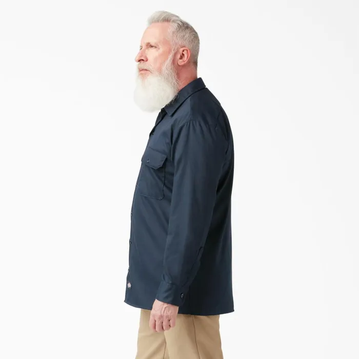 Dickies Long Sleeve Work Shirts Relaxed Fit Long Sleeve Work Shirt Dark Navy Dark Navy dn 8211 Men Dickies Long Sleeve Work Shirts Relaxed Fit Long Sleeve Work Shirt Dark Navy Dark Navy dn 8211 Men