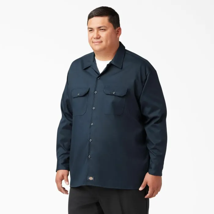 Dickies Long Sleeve Work Shirts Relaxed Fit Long Sleeve Work Shirt Dark Navy Dark Navy dn 8211 Men Dickies Long Sleeve Work Shirts Relaxed Fit Long Sleeve Work Shirt Dark Navy Dark Navy dn 8211 Men