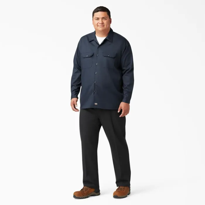 Dickies Long Sleeve Work Shirts Relaxed Fit Long Sleeve Work Shirt Dark Navy Dark Navy dn 8211 Men Dickies Long Sleeve Work Shirts Relaxed Fit Long Sleeve Work Shirt Dark Navy Dark Navy dn 8211 Men