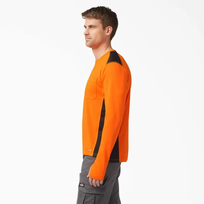 Dickies Long Sleeve Work Shirts TempiQ 365 Long Sleeve Pocket TShirt Neon Orange Neon Orange na 8211 Men Dickies Long Sleeve Work Shirts TempiQ 365 Long Sleeve Pocket TShirt Neon Orange Neon Orange na 8211 Men