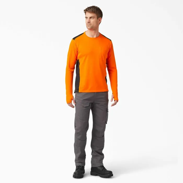 Dickies Long Sleeve Work Shirts TempiQ 365 Long Sleeve Pocket TShirt Neon Orange Neon Orange na 8211 Men Dickies Long Sleeve Work Shirts TempiQ 365 Long Sleeve Pocket TShirt Neon Orange Neon Orange na 8211 Men