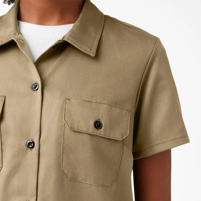 Dickies Painters Women039s 574 Original Work Shirt Military Khaki Military Khaki ksh 8211 Women Dickies Painters Women039s 574 Original Work Shirt Military Khaki Military Khaki ksh 8211 Women