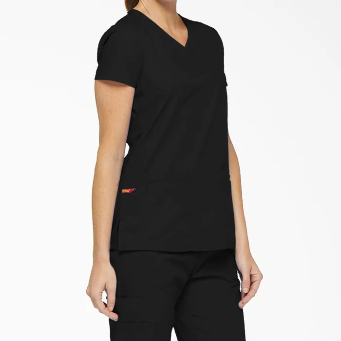 Dickies Scrubs Women039s EDS Signature VNeck Scrub Top With Pen Slot Black Black blk 8211 Women Dickies Scrubs Women039s EDS Signature VNeck Scrub Top With Pen Slot Black Black blk 8211 Women