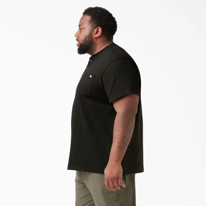 Dickies Shirts Heavyweight Short Sleeve Henley TShirt Black Black bk 8211 Men Dickies Shirts Heavyweight Short Sleeve Henley TShirt Black Black bk 8211 Men