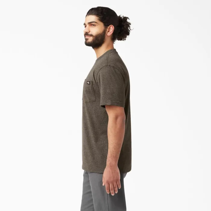 Dickies TShirts Heavyweight Heathered Short Sleeve Pocket TShirt Chocolate Heather Chocolate Heather cth 8211 Men Dickies TShirts Heavyweight Heathered Short Sleeve Pocket TShirt Chocolate Heather Chocolate Heather cth 8211 Men