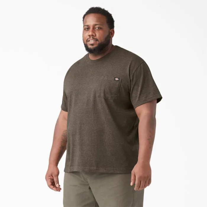 Dickies TShirts Heavyweight Heathered Short Sleeve Pocket TShirt Chocolate Heather Chocolate Heather cth 8211 Men Dickies TShirts Heavyweight Heathered Short Sleeve Pocket TShirt Chocolate Heather Chocolate Heather cth 8211 Men