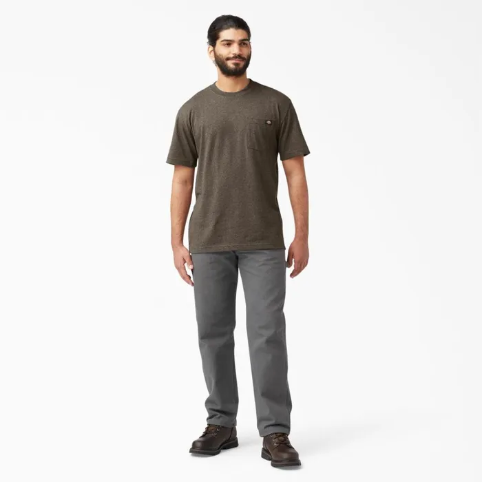 Dickies TShirts Heavyweight Heathered Short Sleeve Pocket TShirt Chocolate Heather Chocolate Heather cth 8211 Men Dickies TShirts Heavyweight Heathered Short Sleeve Pocket TShirt Chocolate Heather Chocolate Heather cth 8211 Men