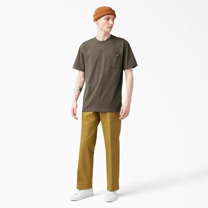 Dickies TShirts Heavyweight Heathered Short Sleeve Pocket TShirt Chocolate Heather Chocolate Heather cth 8211 Men Dickies TShirts Heavyweight Heathered Short Sleeve Pocket TShirt Chocolate Heather Chocolate Heather cth 8211 Men