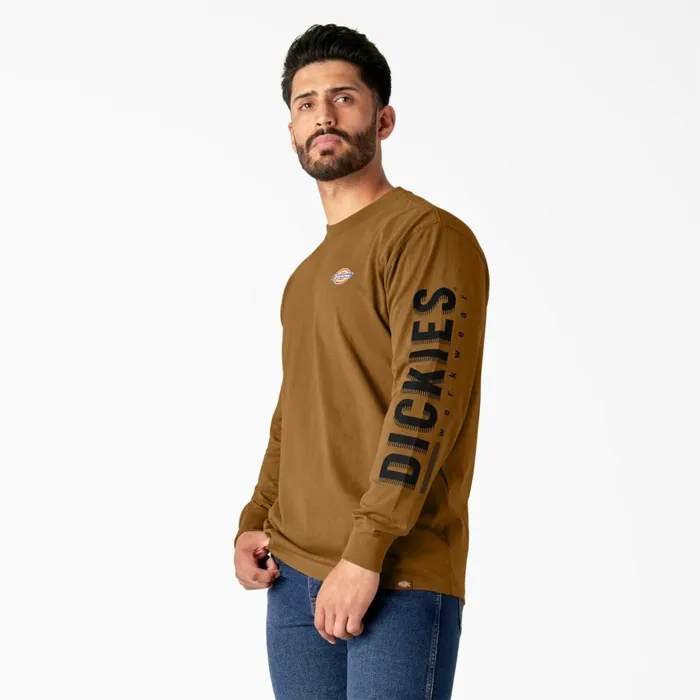 Dickies TShirts Long Sleeve Workwear Graphic TShirt Brown Duck Brown Duck bd 8211 Men Dickies TShirts Long Sleeve Workwear Graphic TShirt Brown Duck Brown Duck bd 8211 Men