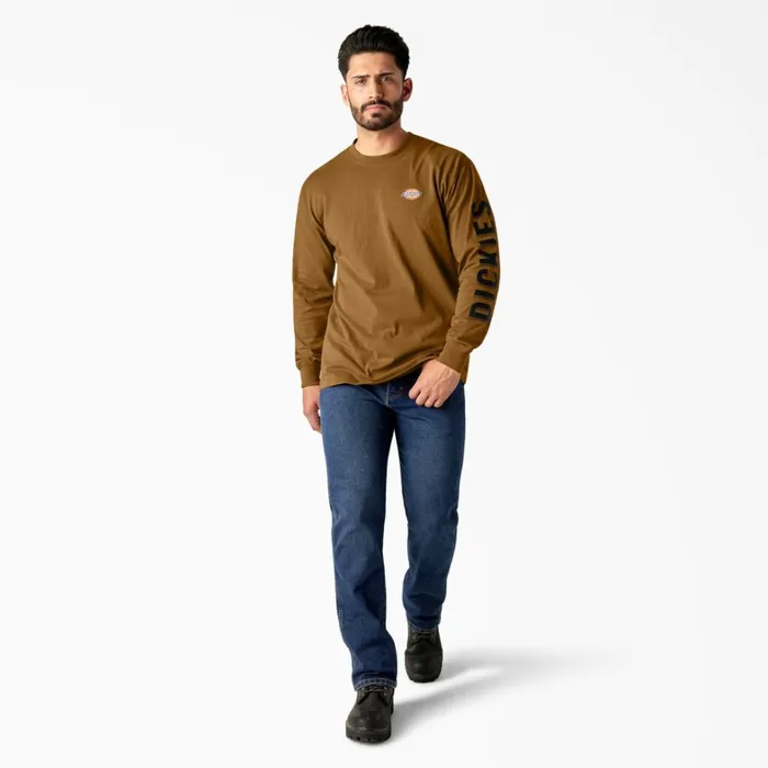 Dickies TShirts Long Sleeve Workwear Graphic TShirt Brown Duck Brown Duck bd 8211 Men Dickies TShirts Long Sleeve Workwear Graphic TShirt Brown Duck Brown Duck bd 8211 Men