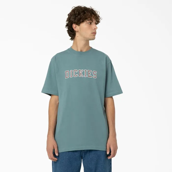 Dickies TShirts Melvern Graphic TShirt Smoke Blue Smoke Blue bm 8211 Men