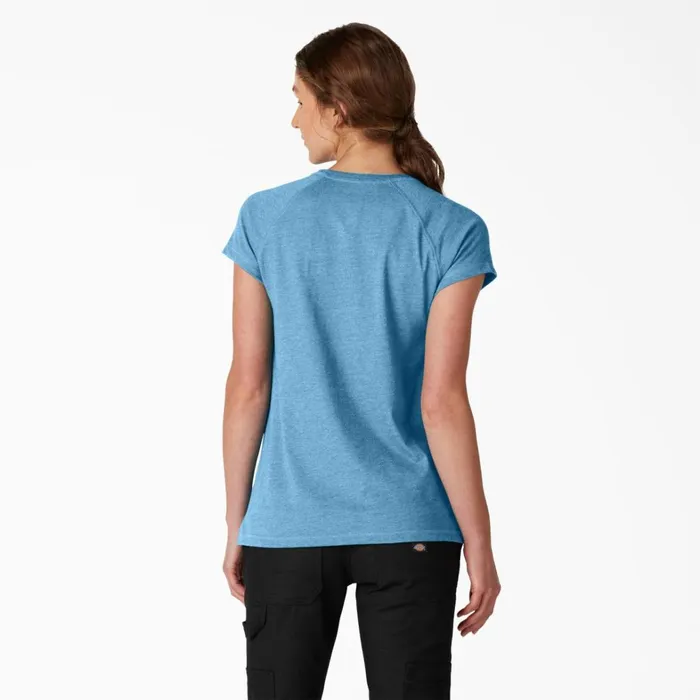 Dickies TShirts Women039s Cooling Short Sleeve Pocket TShirt Azure Blue Azure Blue ab2 8211 Women Dickies TShirts Women039s Cooling Short Sleeve Pocket TShirt Azure Blue Azure Blue ab2 8211 Women