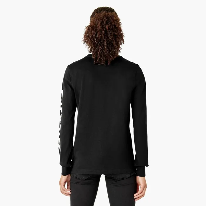 Dickies TShirts Womens Long Sleeve Heavyweight Graphic TShirt Black Black kbk 8211 Women Dickies TShirts Womens Long Sleeve Heavyweight Graphic TShirt Black Black kbk 8211 Women