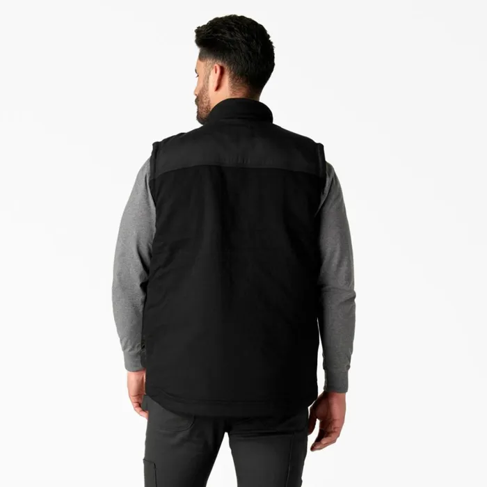 Dickies Vests FLEX Duck Canvas Insulated Vest Black Black bk 8211 Men Dickies Vests FLEX Duck Canvas Insulated Vest Black Black bk 8211 Men
