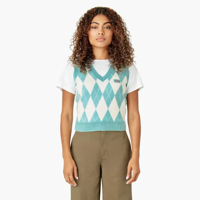 Dickies Vests Womens Argyle Sweater Vest Pastel Turquoise Argyle Pastel Turquoise Argyle sqt 8211 Women Dickies Vests Womens Argyle Sweater Vest Pastel Turquoise Argyle Pastel Turquoise Argyle sqt 8211 Women
