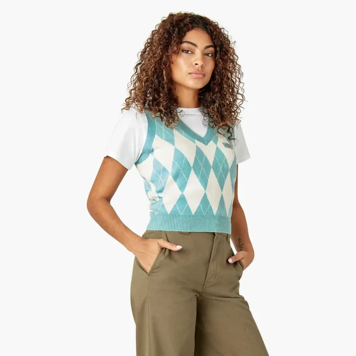 Dickies Vests Womens Argyle Sweater Vest Pastel Turquoise Argyle Pastel Turquoise Argyle sqt 8211 Women Dickies Vests Womens Argyle Sweater Vest Pastel Turquoise Argyle Pastel Turquoise Argyle sqt 8211 Women