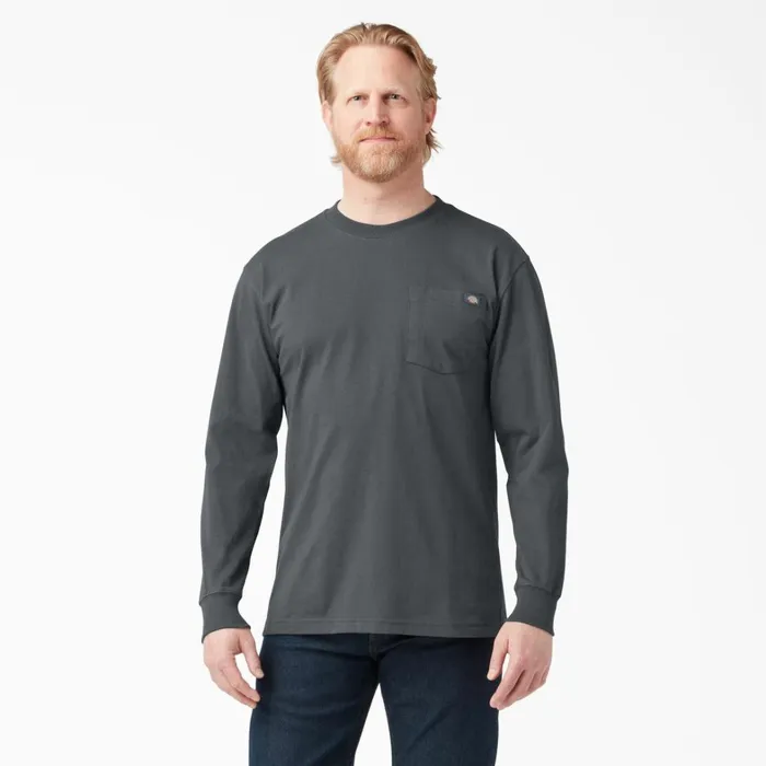 Dickies Work Shirts Heavyweight Long Sleeve Pocket TShirt Charcoal Gray Charcoal Gray ch 8211 Men Dickies Work Shirts Heavyweight Long Sleeve Pocket TShirt Charcoal Gray Charcoal Gray ch 8211 Men