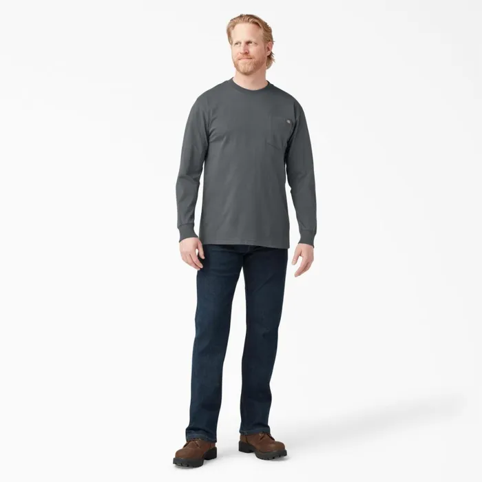 Dickies Work Shirts Heavyweight Long Sleeve Pocket TShirt Charcoal Gray Charcoal Gray ch 8211 Men Dickies Work Shirts Heavyweight Long Sleeve Pocket TShirt Charcoal Gray Charcoal Gray ch 8211 Men