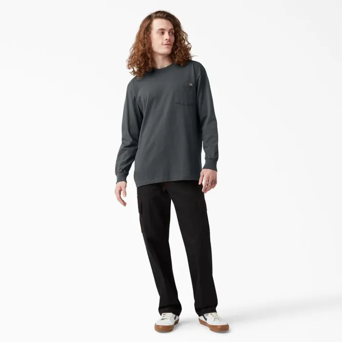Dickies Work Shirts Heavyweight Long Sleeve Pocket TShirt Charcoal Gray Charcoal Gray ch 8211 Men Dickies Work Shirts Heavyweight Long Sleeve Pocket TShirt Charcoal Gray Charcoal Gray ch 8211 Men