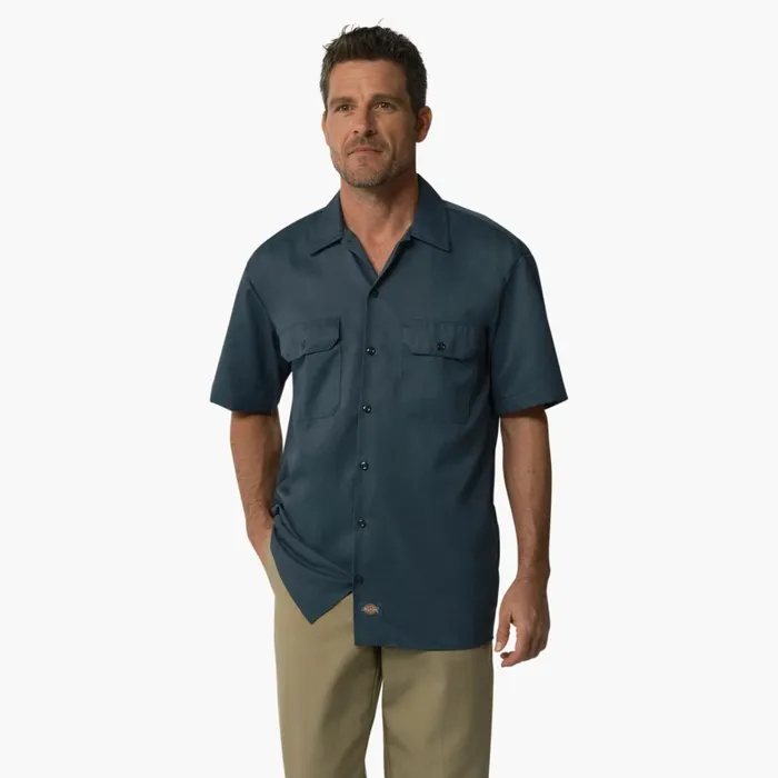 Dickies Work Shirts Short Sleeve Work Shirt Airforce Blue Airforce Blue af 8211 Men Dickies Work Shirts Short Sleeve Work Shirt Airforce Blue Airforce Blue af 8211 Men
