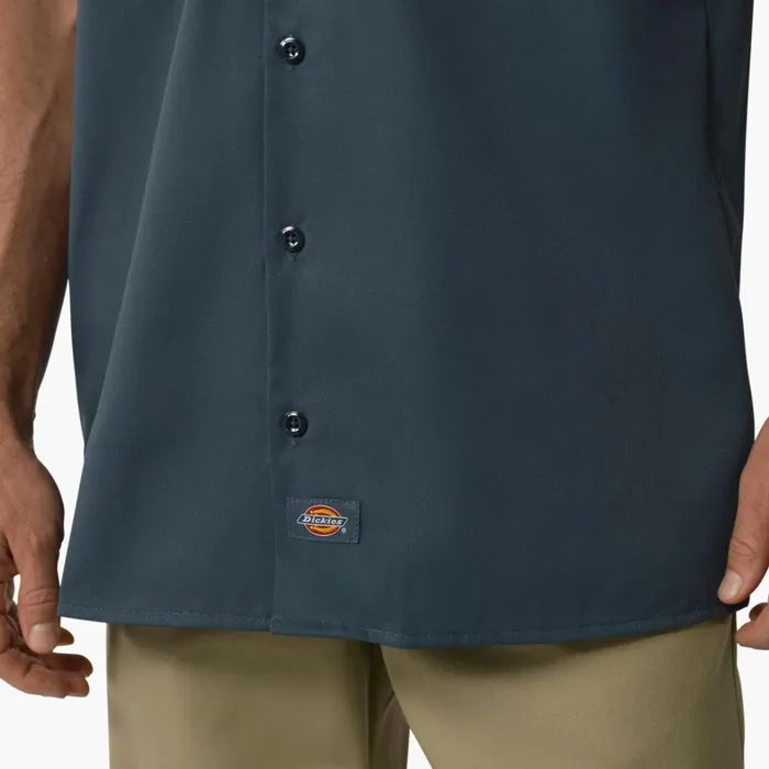 Dickies Work Shirts Short Sleeve Work Shirt Airforce Blue Airforce Blue af 8211 Men