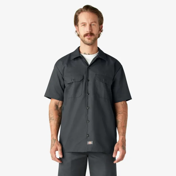 Dickies Work Shirts Short Sleeve Work Shirt Charcoal Gray Charcoal Gray ch 8211 Men Dickies Work Shirts Short Sleeve Work Shirt Charcoal Gray Charcoal Gray ch 8211 Men