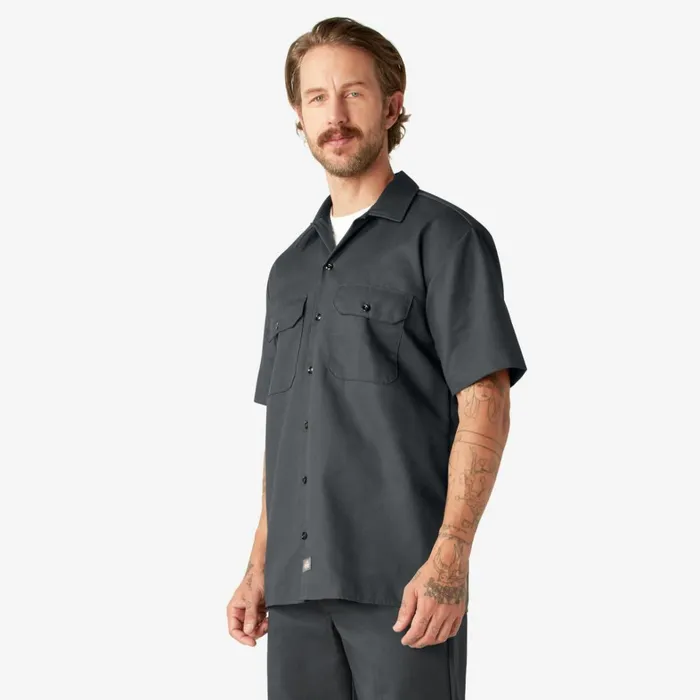 Dickies Work Shirts Short Sleeve Work Shirt Charcoal Gray Charcoal Gray ch 8211 Men Dickies Work Shirts Short Sleeve Work Shirt Charcoal Gray Charcoal Gray ch 8211 Men