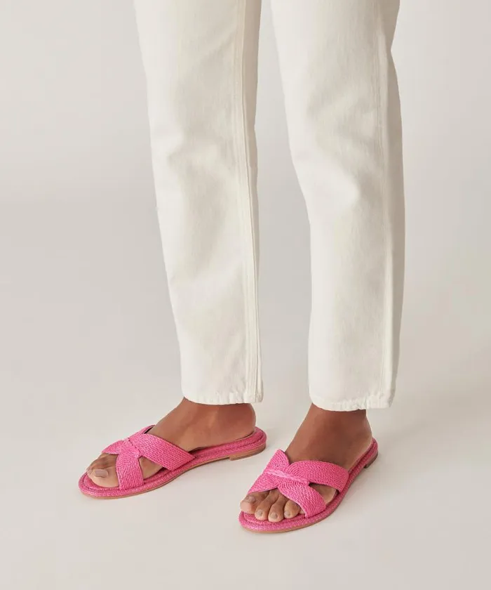 Dolce Vita Atomic Sandals Orchid Raffia Women Sandals