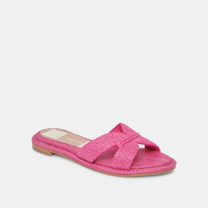 Dolce Vita Atomic Sandals Orchid Raffia Women Sandals
