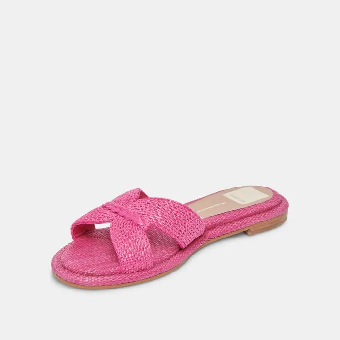 Dolce Vita Atomic Sandals Orchid Raffia Women Sandals