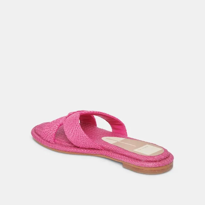 Dolce Vita Atomic Sandals Orchid Raffia Women Sandals