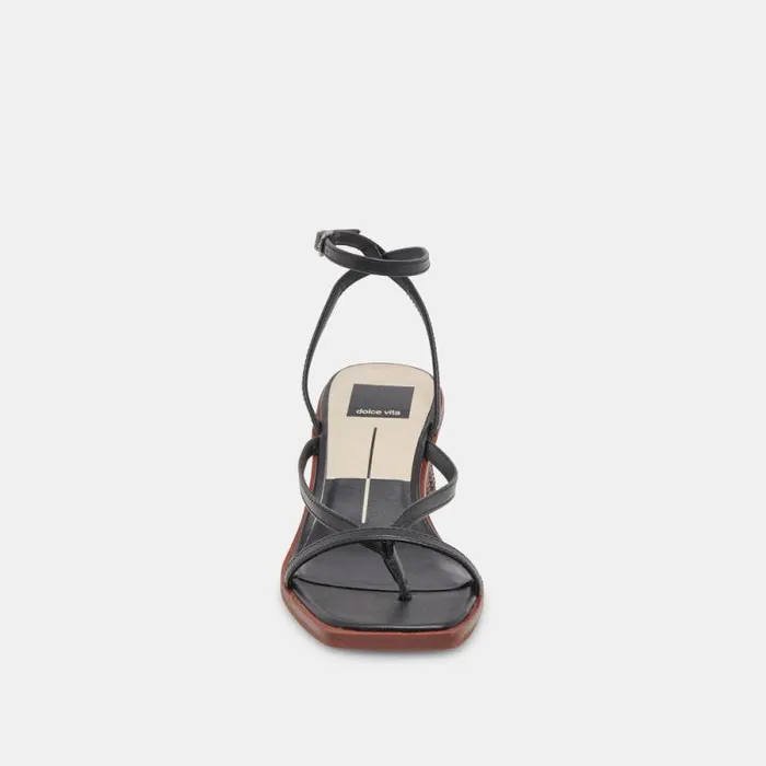 Dolce Vita Banita Sandals Black Leather Women Sandals