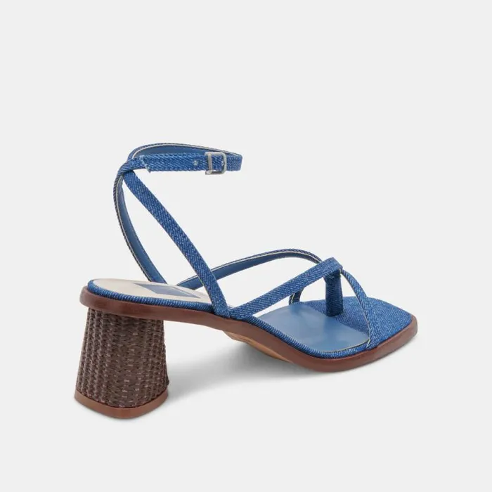 Dolce Vita Banita Sandals Blue Denim Women Sandals