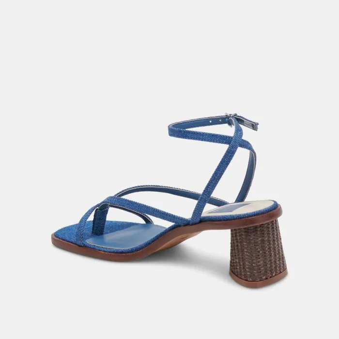 Dolce Vita Banita Sandals Blue Denim Women Sandals