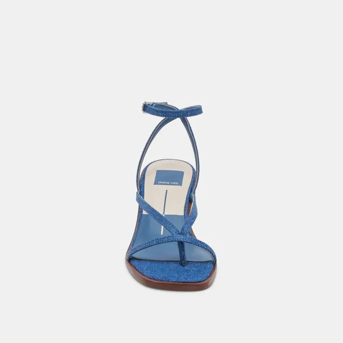 Dolce Vita Banita Sandals Blue Denim Women Sandals