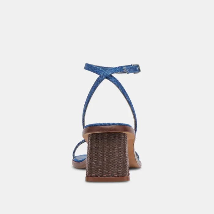 Dolce Vita Banita Sandals Blue Denim Women Sandals