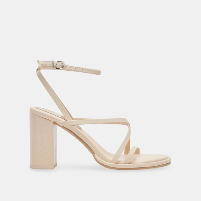 Dolce Vita Barly Heels Bone Leather Women Heels