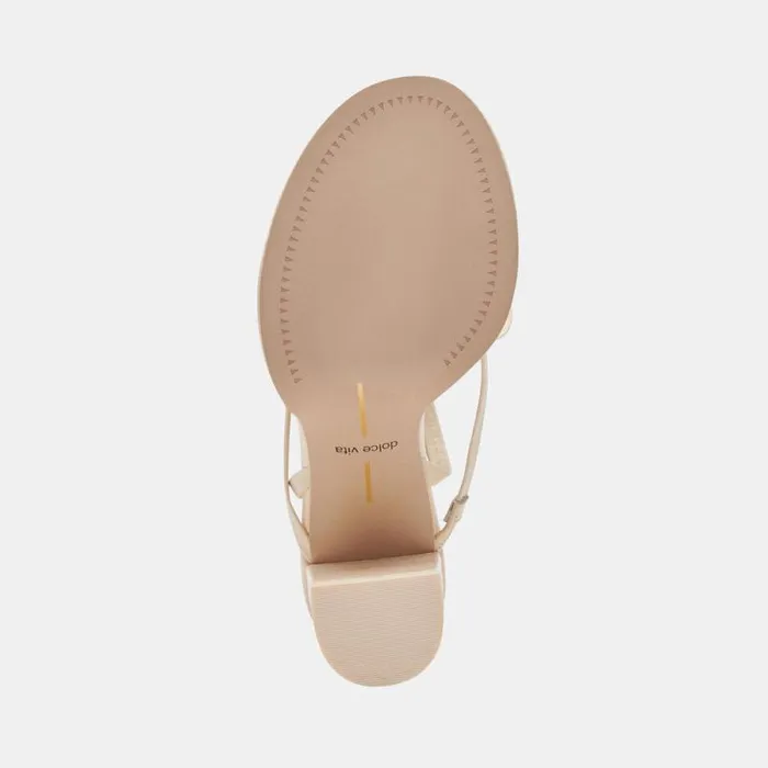 Dolce Vita Barly Heels Bone Leather Women Heels