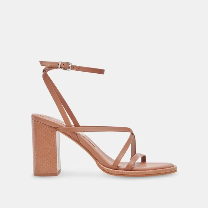 Dolce Vita Barly Heels Cider Leather Women Heels