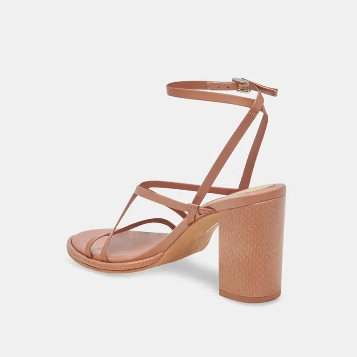 Dolce Vita Barly Heels Cider Leather Women Heels