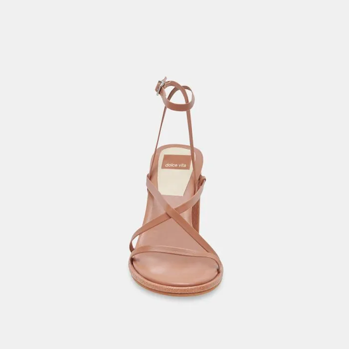 Dolce Vita Barly Heels Cider Leather Women Heels